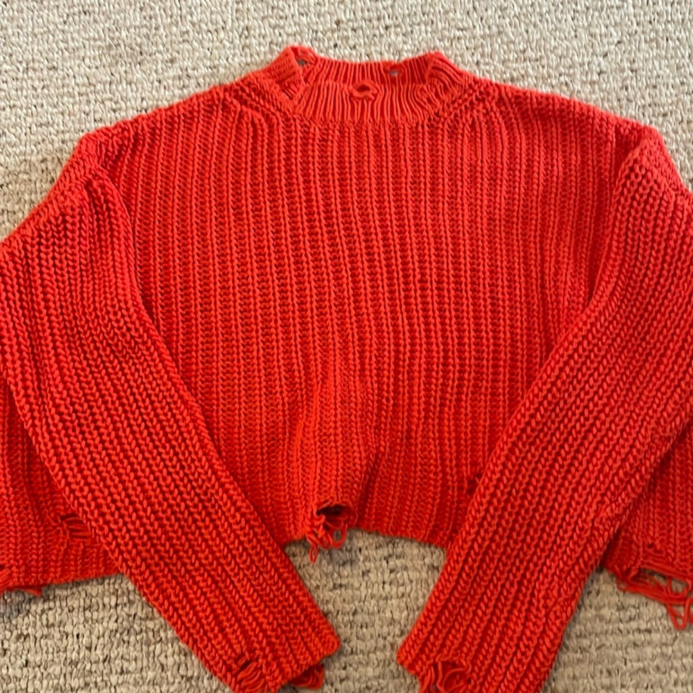 Zara Distressed Sweater